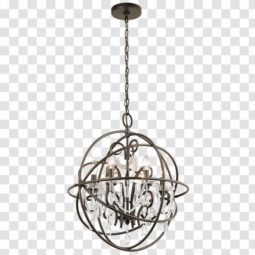Globe Lighting Chandelier Pendant Light - Edison Screw Transparent PNG