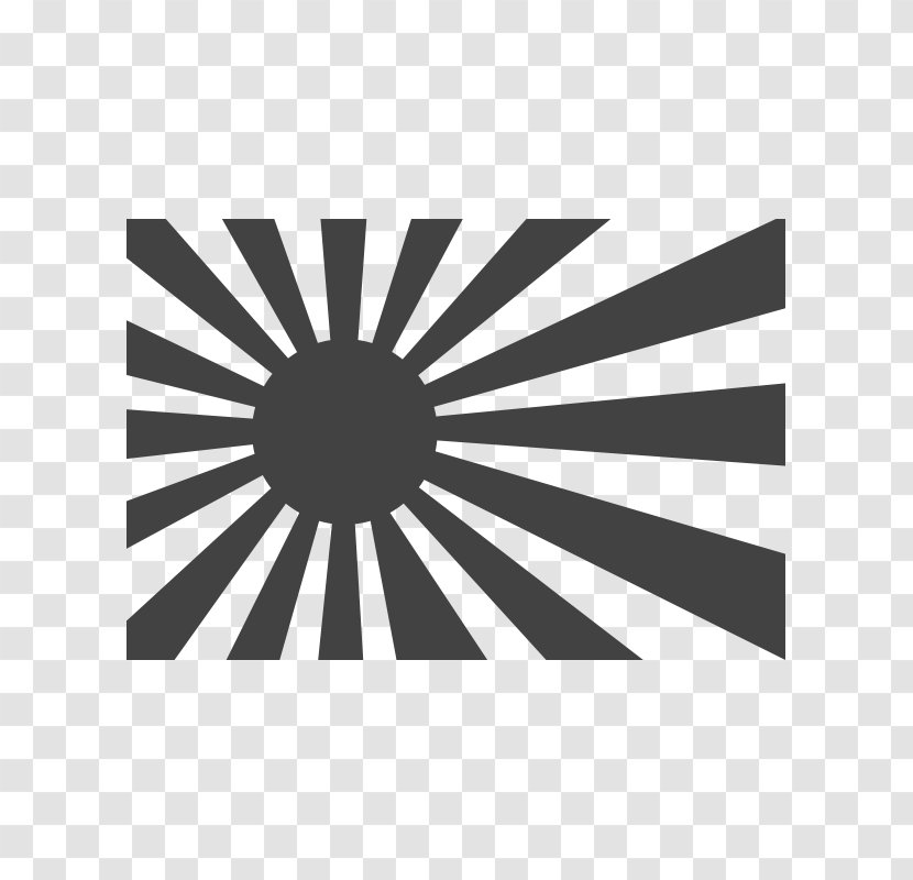 Empire Of Japan Rising Sun Flag - Ensign Transparent PNG