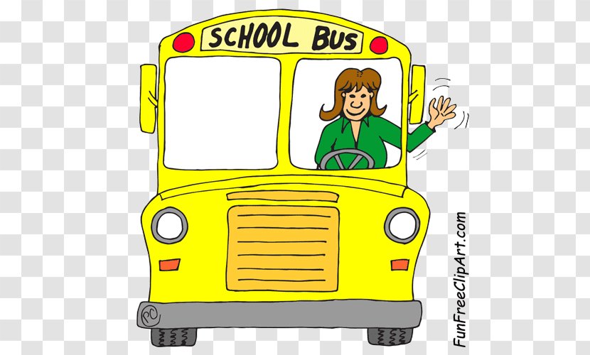 Bus Driver School Clip Art - Car - Driving Transparent PNG