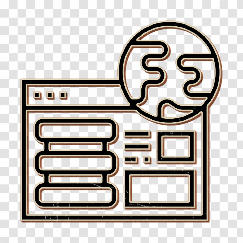 Data Management Icon Website Icon Internet Icon Transparent PNG