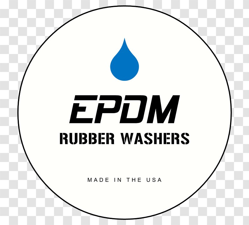 Logo EPDM Rubber Brand Natural Washer - Text Transparent PNG