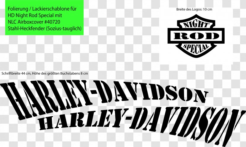 Harley-Davidson VRSC Custom Motorcycle No-Limit-Custom Logo - Sticker - KAWASAKI Transparent PNG