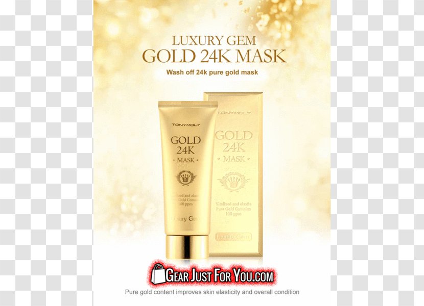 Cream Lotion Cosmetics TONYMOLY Co.,Ltd. Gold - Tony Moly Transparent PNG
