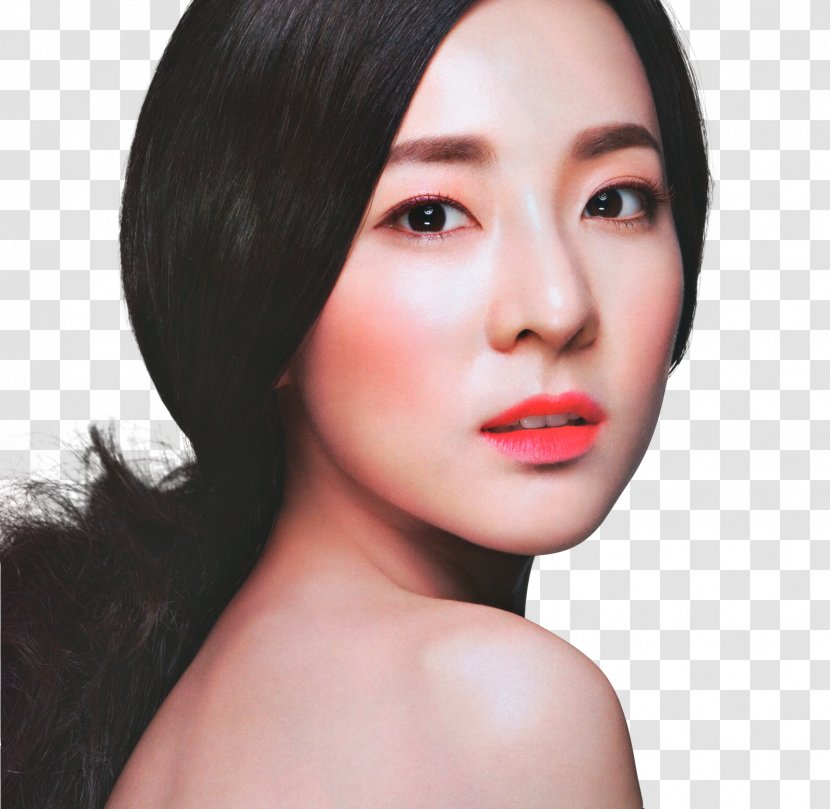 Sandara Park South Korea Lipstick Cosmetics Korean - Long Hair Transparent PNG