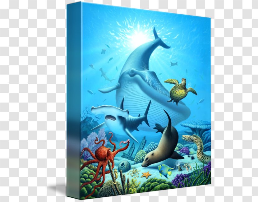 Marine Life Ocean Deep Sea Painting - Organism Transparent PNG