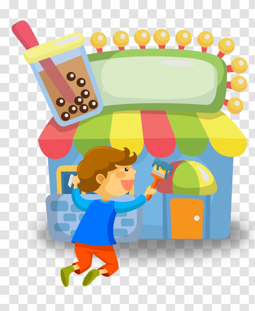 Cartoon House - Architecture - Illustration Baby Painting Walls Transparent PNG