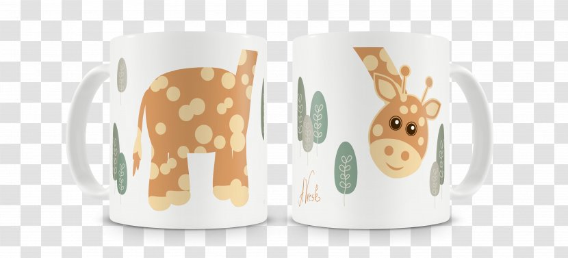Coffee Cup Ceramic Mug - T-shirt Mockup Transparent PNG
