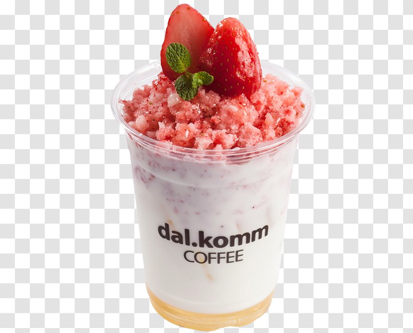 Frozen Yogurt Smoothie Coffee Milkshake Ice Cream - Health Shake - Honeydew Cube Transparent PNG