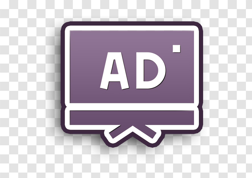 Tv Icon Advertisement Icon Ad Icon Transparent PNG