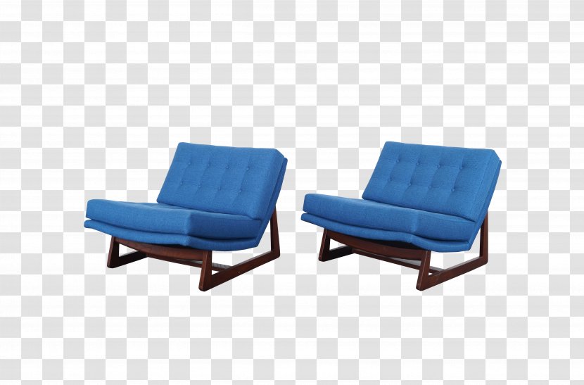 Modern Background - Armrest - Club Chair Electric Blue Transparent PNG