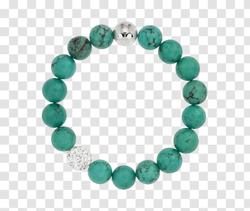 Charm Bracelet Jewellery Bead Gemstone - Silhouette - Turquoise Bracelets Transparent PNG