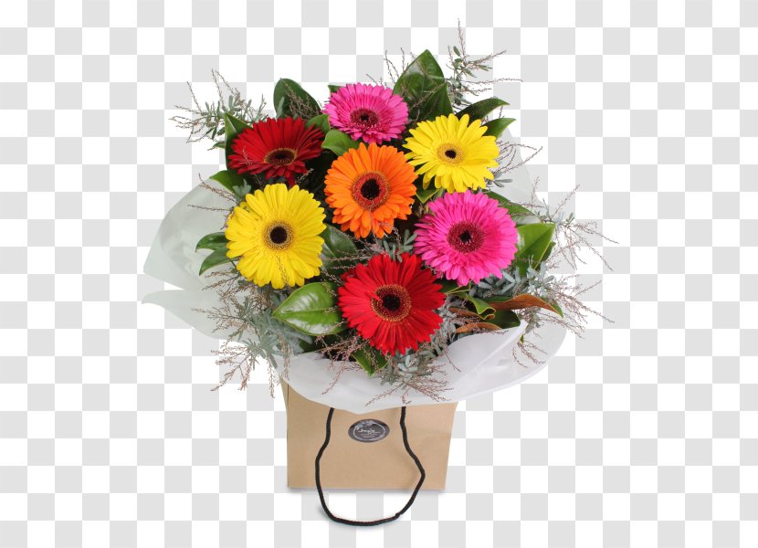 Flower Bouquet Cut Flowers Floristry Delivery - Gerbera - Arrangement Transparent PNG