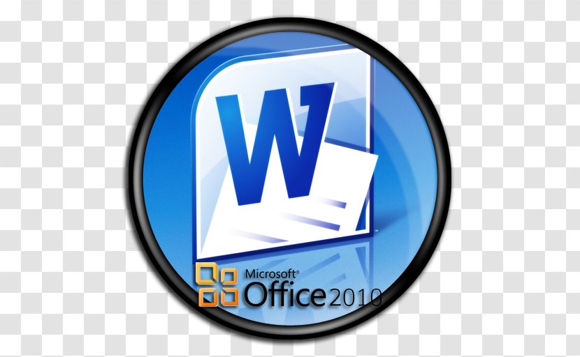 Microsoft Office 2010 Word Excel - Logo Transparent PNG