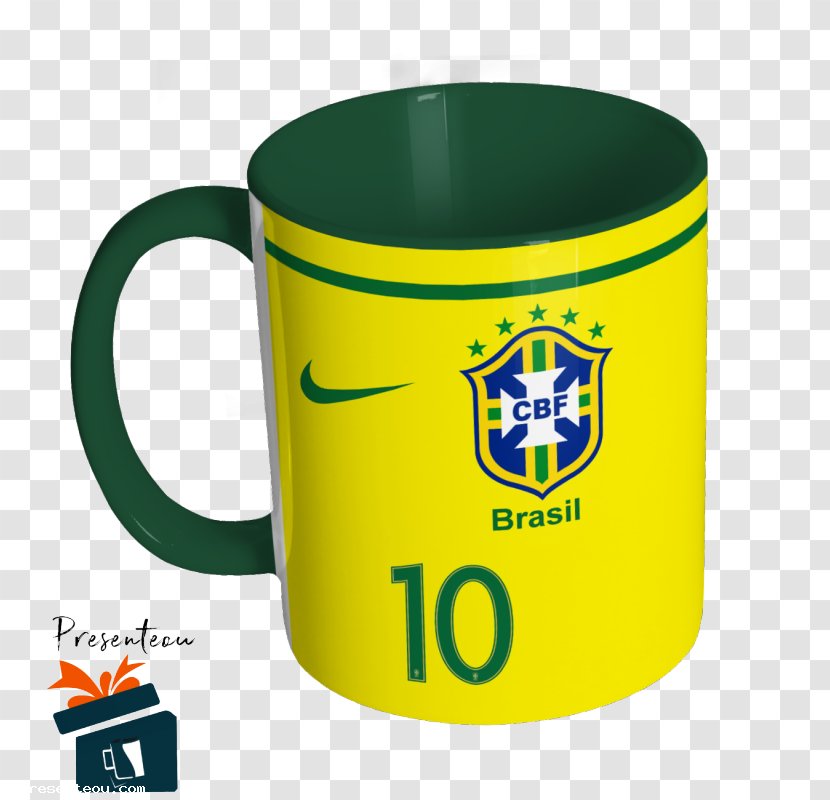 Coffee Cup Brazil National Football Team Mug Sport Club Corinthians Paulista - Brand - Camisa Brasil Transparent PNG