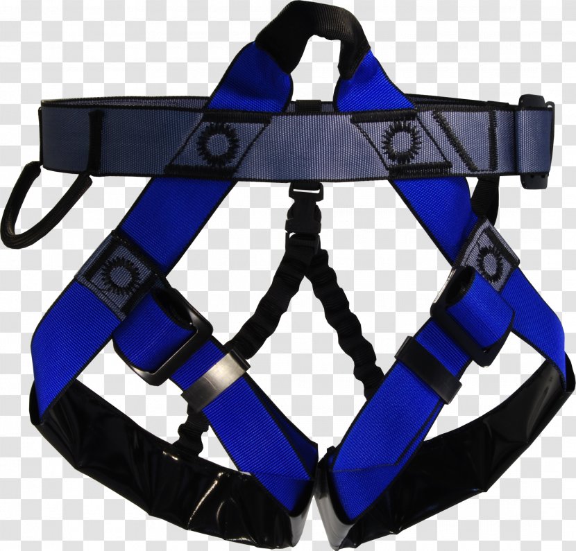 Climbing Harnesses Cobalt Blue Personal Protective Equipment - Canyoning Transparent PNG