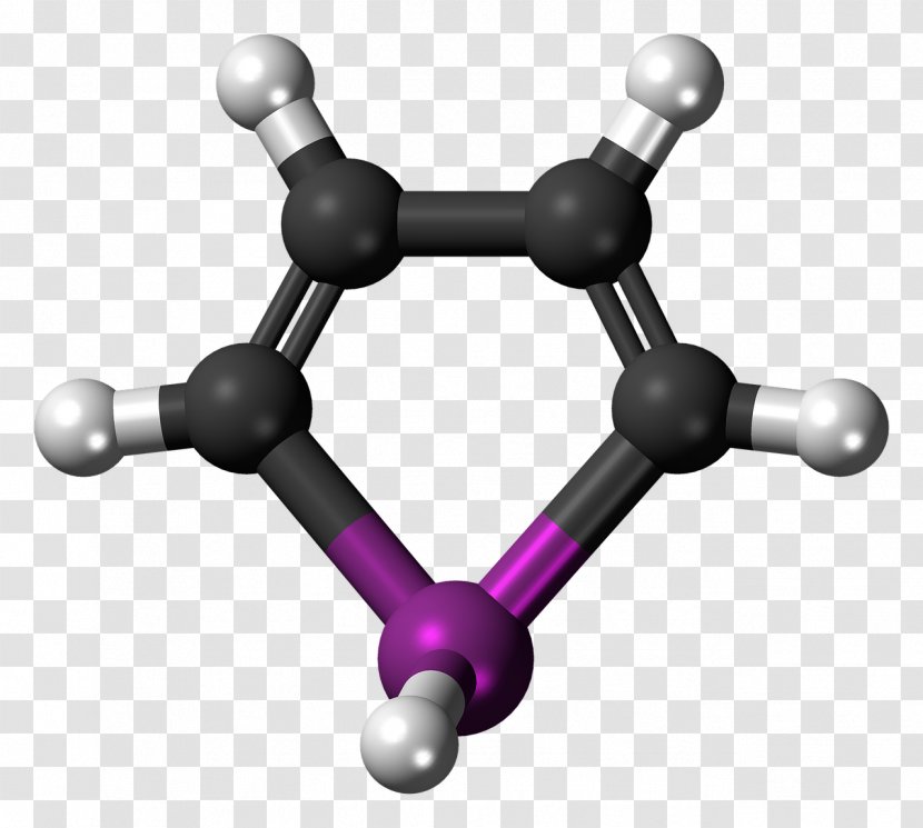 Thiophene Heterocyclic Compound Organic Electron Density Chemical - Molecule Symbol Transparent PNG
