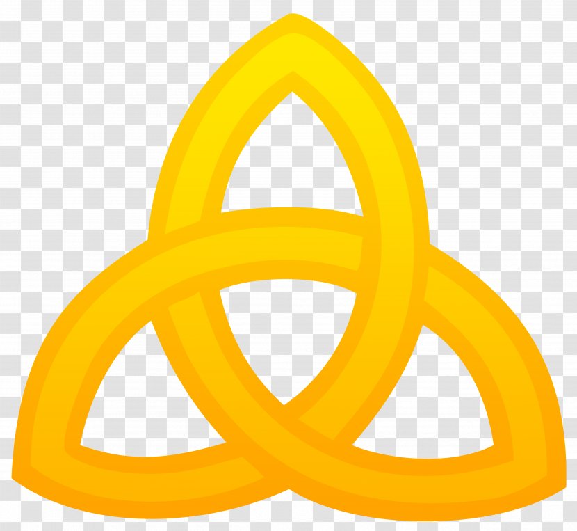 Triquetra Symbol Celtic Knot Trinity Clip Art - Sign Transparent PNG