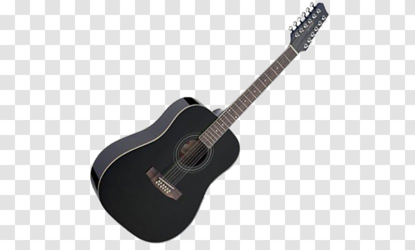 Acoustic-electric Guitar Acoustic Tanglewood Guitars Dreadnought - Silhouette Transparent PNG