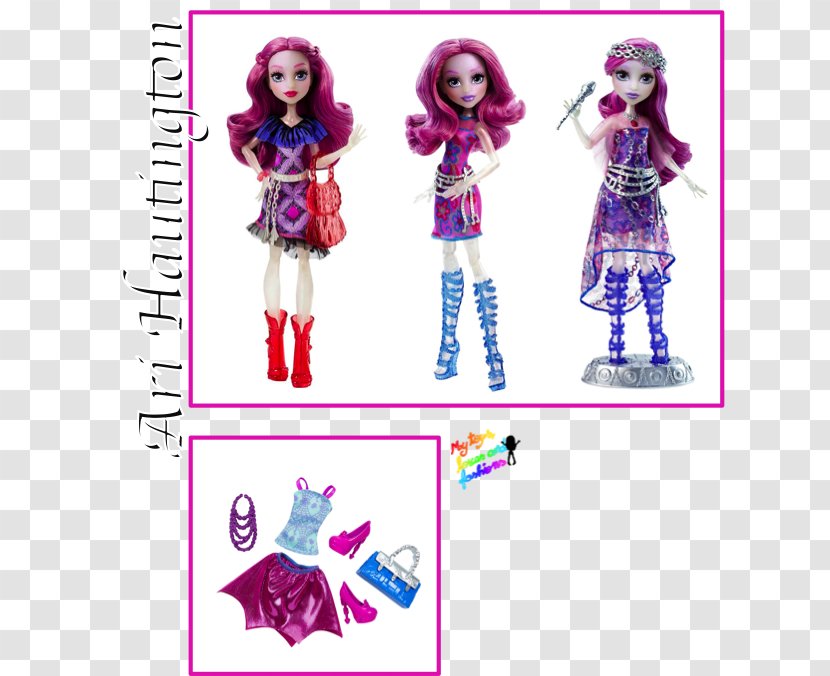 Doll Monster High Welcome To - Heart - Ari Hauntington MattelMonster Character Transparent PNG