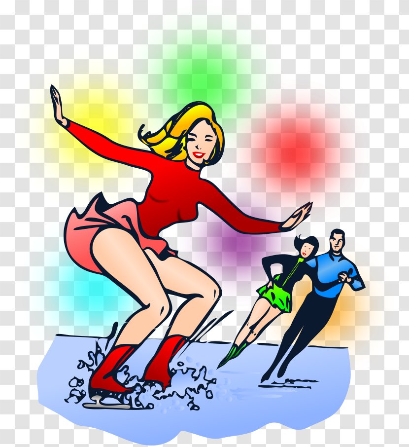 Ice Skating Figure Dance Clip Art - Fictional Character Transparent PNG