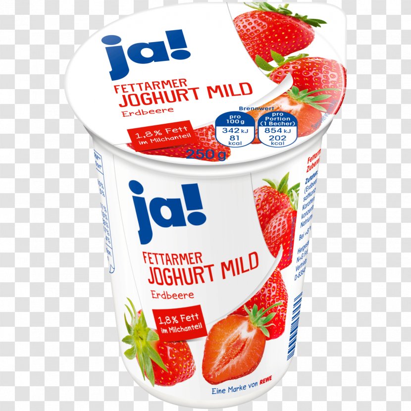 Strawberry Yoghurt REWE Group Crème Fraîche - Flavor - Jogurt Transparent PNG