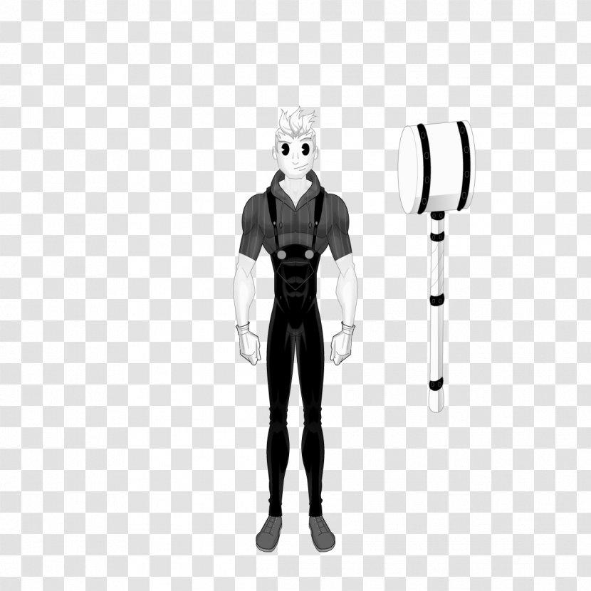 DeviantArt Artist Work Of Art Character - Black And White - True Heroes Action Figures Transparent PNG