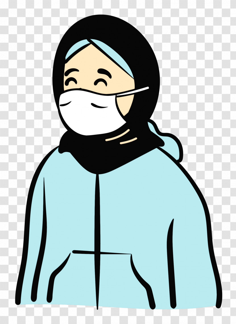 Cartoon Character Male Line Headgear Transparent PNG