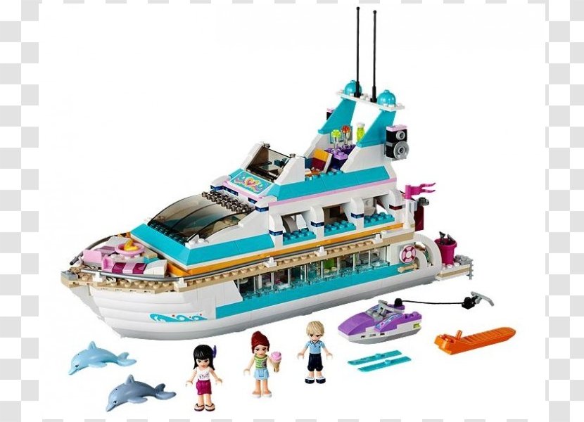 Amazon.com LEGO 41015 Friends Dolphin Cruiser Toy - Amazoncom Transparent PNG