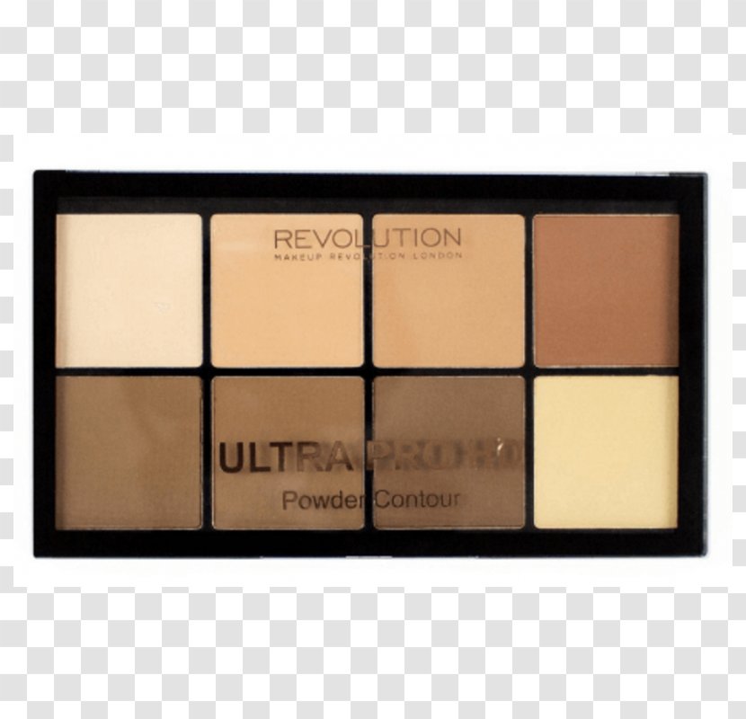 Cosmetics Light Face Powder Makeup Revolution Ultra 32 Eyeshadow Palette Contouring Transparent PNG