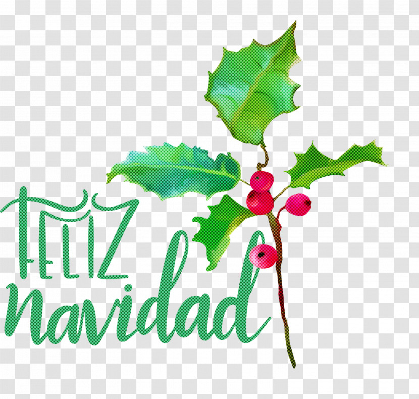 Feliz Navidad Merry Christmas Transparent PNG