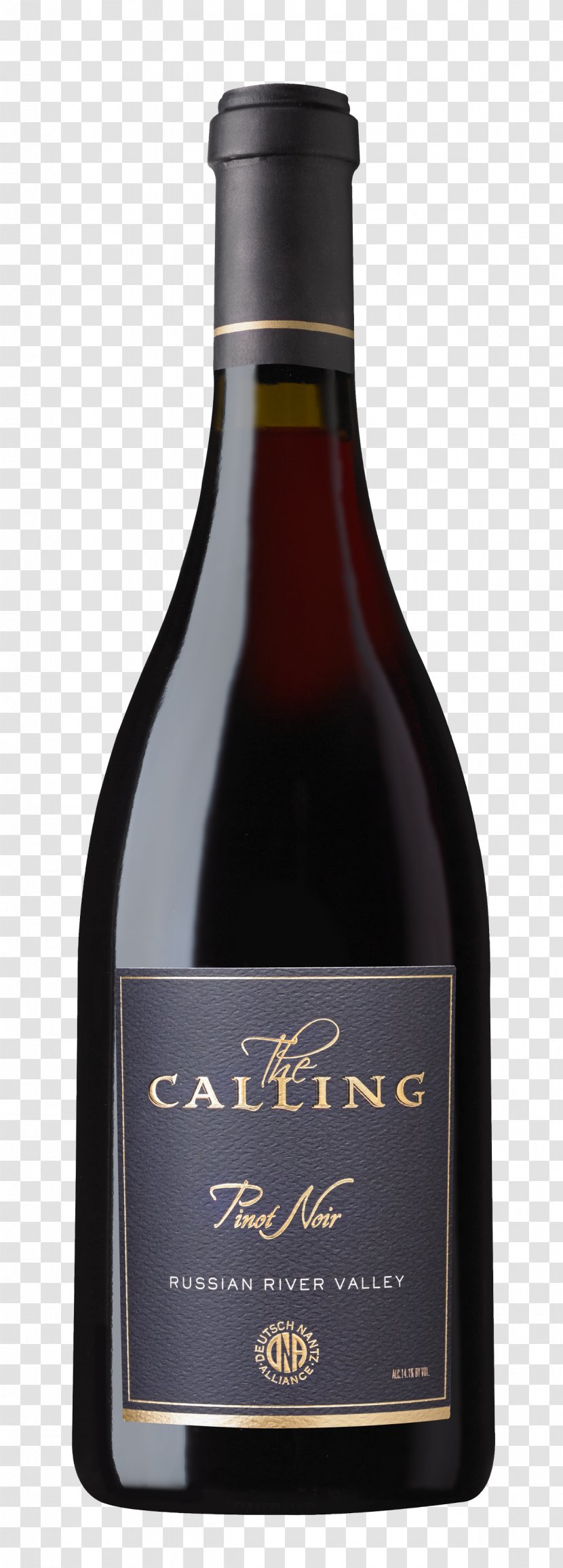 Pinot Noir Shiraz Russian River Valley AVA Brancott Estate Marlborough - Wine Bottle Transparent PNG
