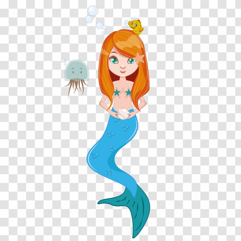 Ariel The Little Mermaid T-shirt Illustration - Flower - What Princess Transparent PNG