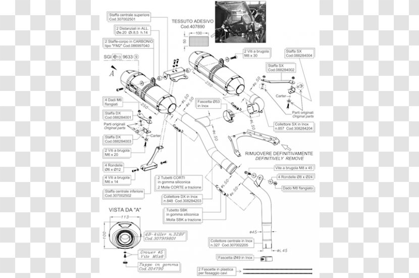 Exhaust System Yamaha Motor Company Scooter Car FZ6 - Shoe - Fz6 Transparent PNG