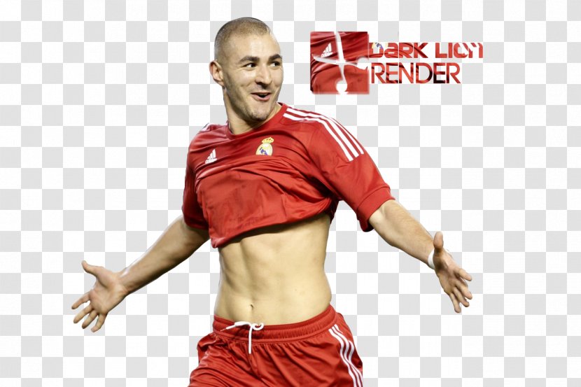 Football Player DeviantArt Jersey - Artist - Karim Benzema Transparent PNG