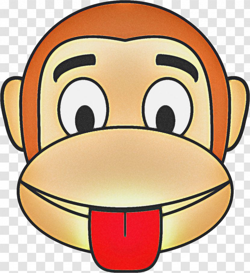 Monkey Cartoon - Drawing - Emoticon Pleased Transparent PNG