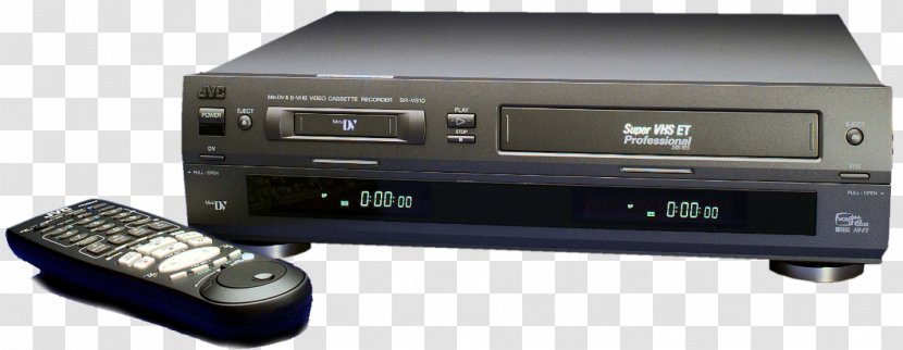 S-VHS VCRs JVC Audio - Svhs - Video Recorder Transparent PNG