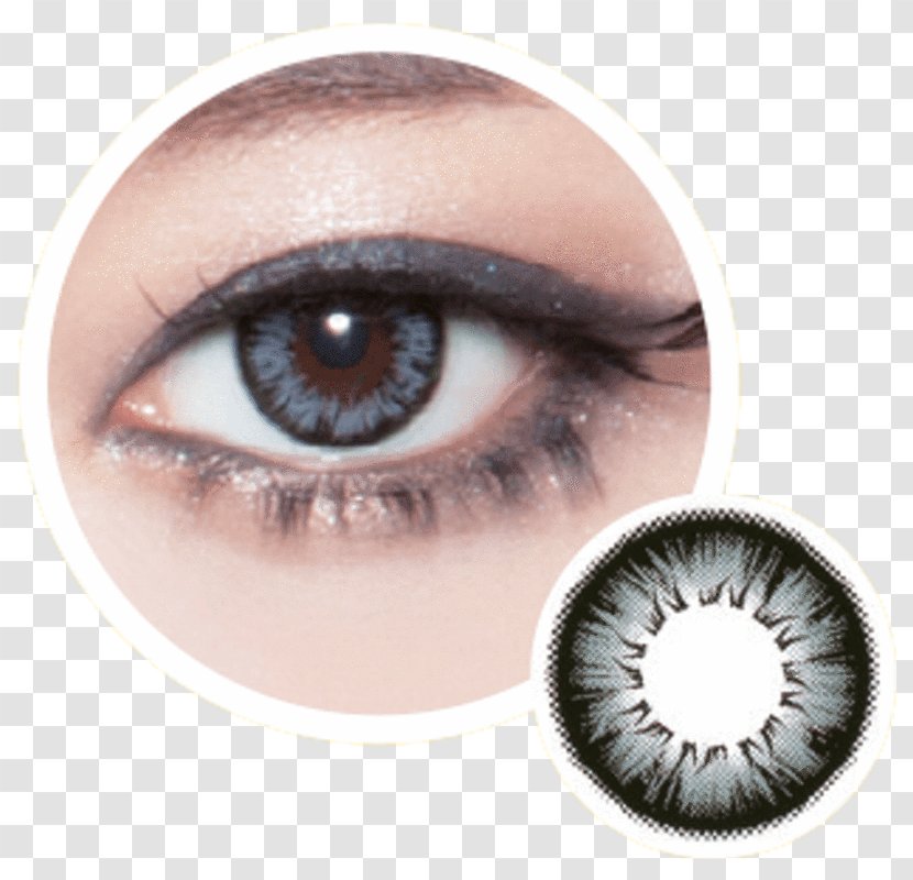 Contact Lenses Color Circle Lens Blue Paint - Discounts And Allowances Transparent PNG