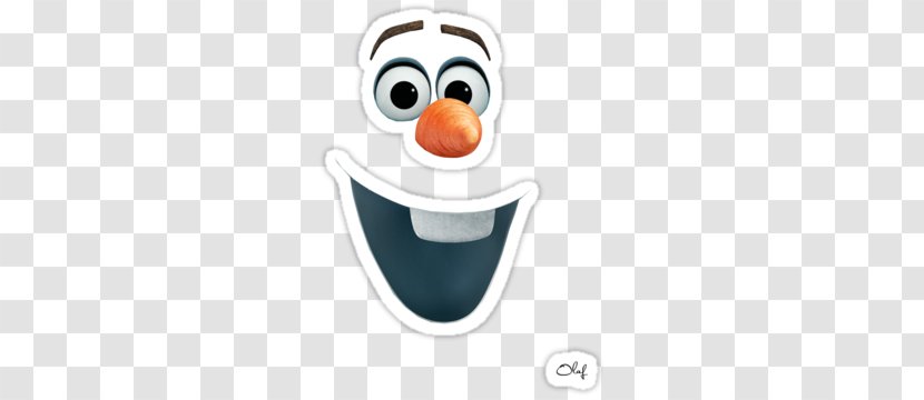 Olaf Face Snowman Drawing Template Transparent PNG