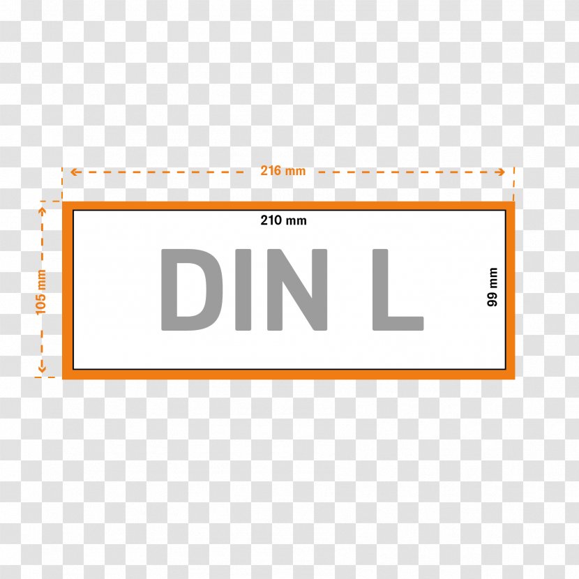 Brand Logo Line Font - Orange Transparent PNG