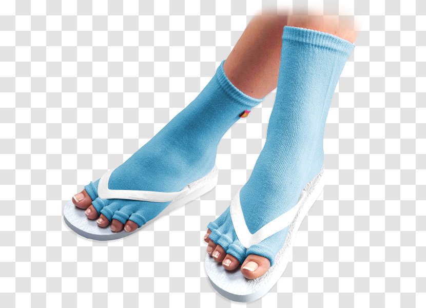 Toe Socks Pedicure Shoe Flip-flops - Silhouette Transparent PNG