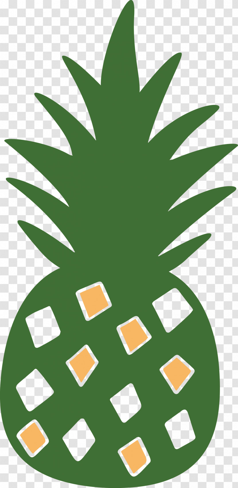 Pineapple Tropical Summer Transparent PNG