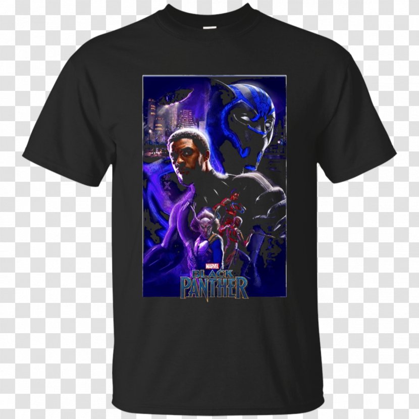 Black Panther T-shirt Hoodie San Diego Comic-Con Film - Tshirt - Super Hero Transparent PNG