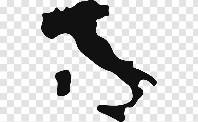 Italy Map Geography - Hand Transparent PNG