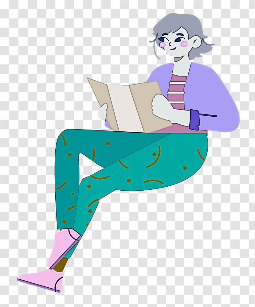 Sitting Girl Lady Transparent PNG