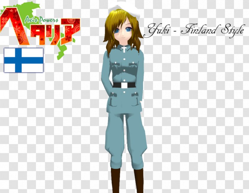 Figurine Blue Cosplay Uniform Costume - Tree Transparent PNG