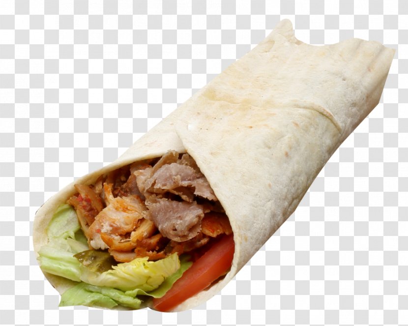 Shawarma Wrap Doner Kebab Lavash - Small Bread - Mexican Food Transparent PNG