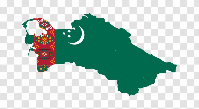 Flag Of Turkmenistan Turkey Royalty-free Vector Graphics - Central Asia - Karta Hrvatske Transparent PNG