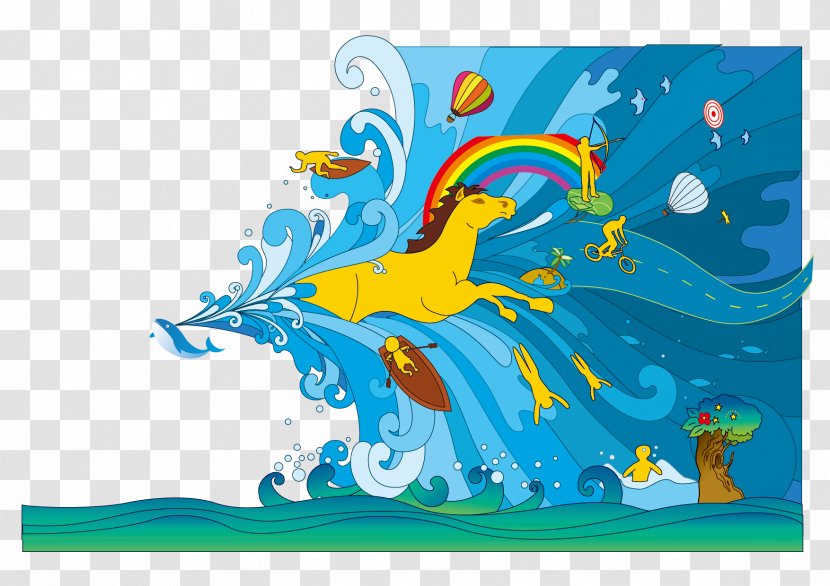 Wave - Sea - Horse Transparent PNG