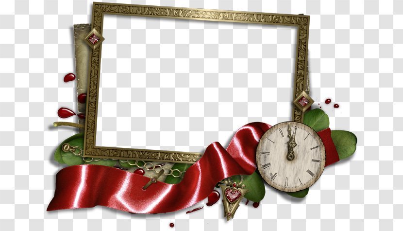 Picture Frames Fillet Яндекс.Фотки - Christmas Ornament - Decor Transparent PNG