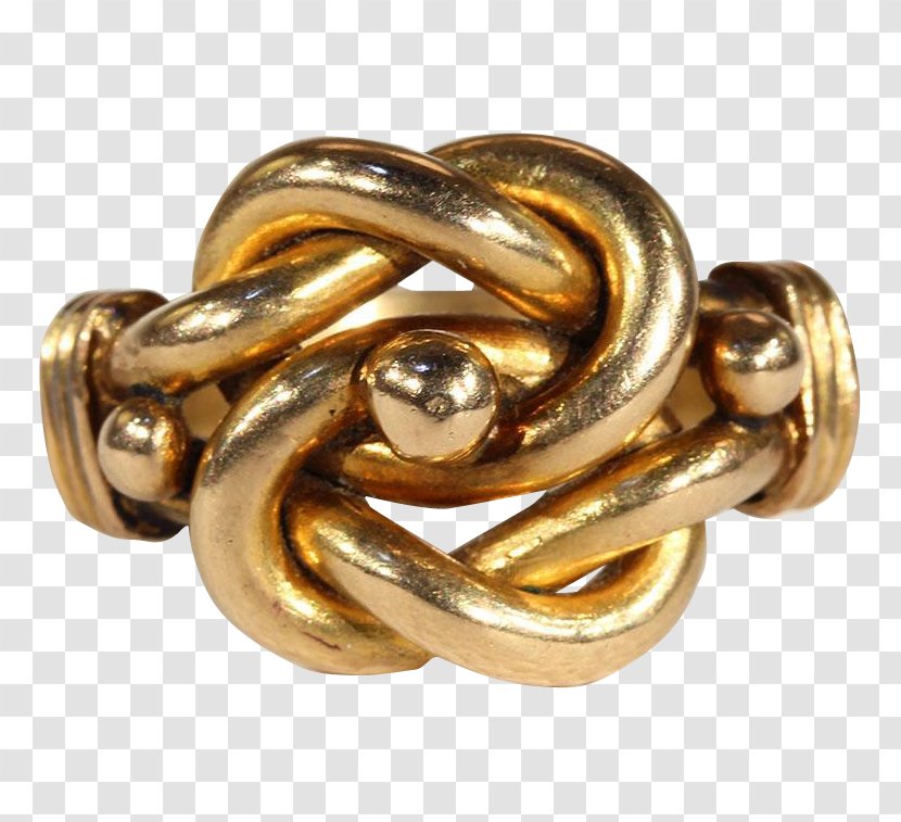 Ring Size Gold True Lover's Knot Jewellery - Silver Transparent PNG
